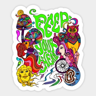 Feed Your Head V2.0 Sticker